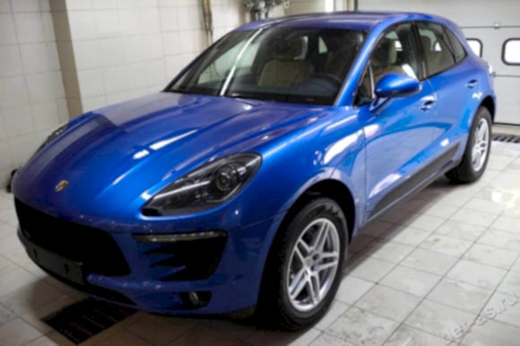 Защитная-антигравийная Пленка SunTek PPFcoat ultra, nano polish +ceramic PRO 9H 2 слоя+ceramic PRO Light на Porsche macan.